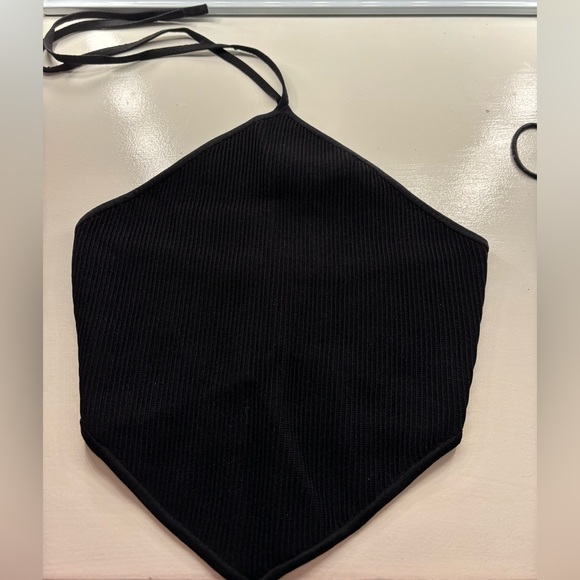 Aritzia sculpt knit tie top - Picture 2 of 6